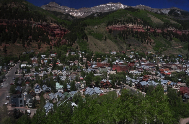 Telluride as seen from the gondola